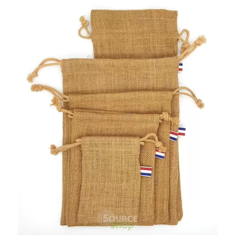 Sac en jute BIO réutilisable - Artisanal & Français - Source Shop