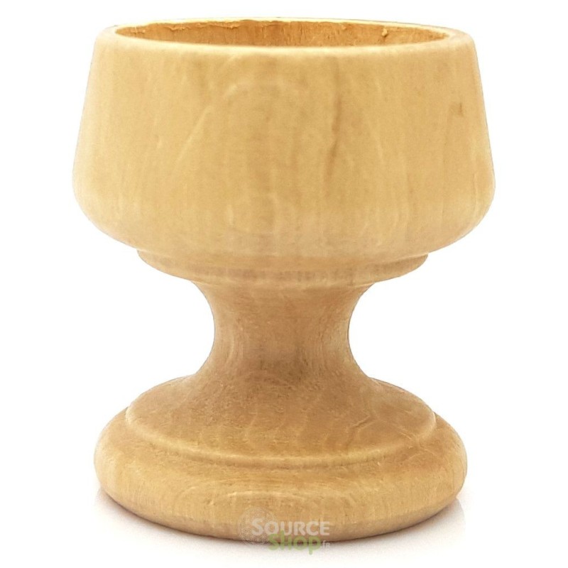 Coquetier en bois de charme du Jura - Artisanal & Local