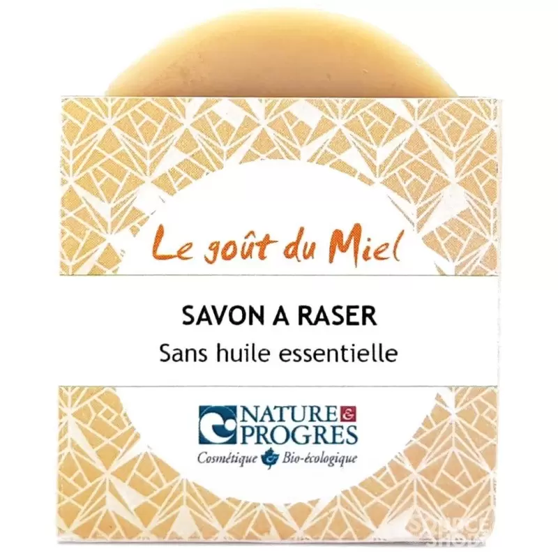 Savon à raser BIO sans huile essentielle - Le Goût du Miel