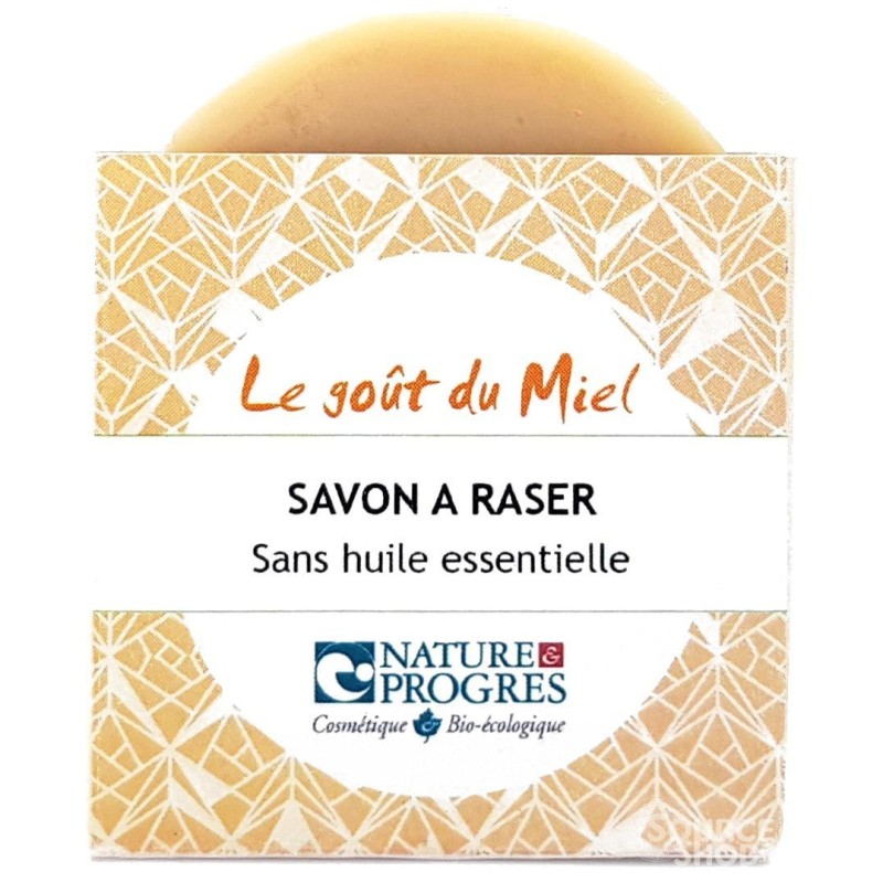 Savon à raser BIO sans huile essentielle - Le Goût du Miel