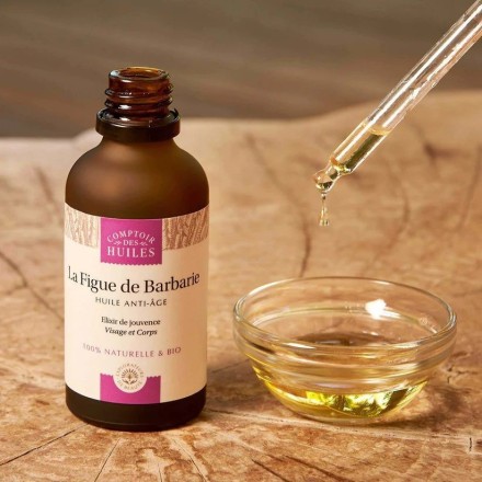 Huile de figue de barbarie BIO - 50ml - Comptoir des Huiles