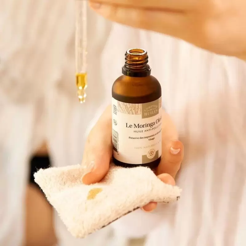 Huile de moringa bio anti-pollution | Comptoir des Huiles