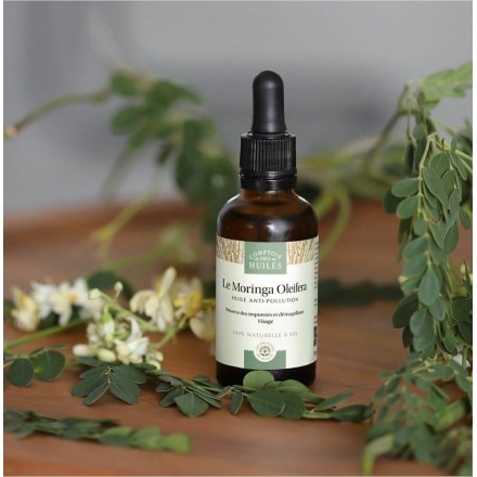 Huile de moringa BIO - 50ml - Comptoir des Huiles