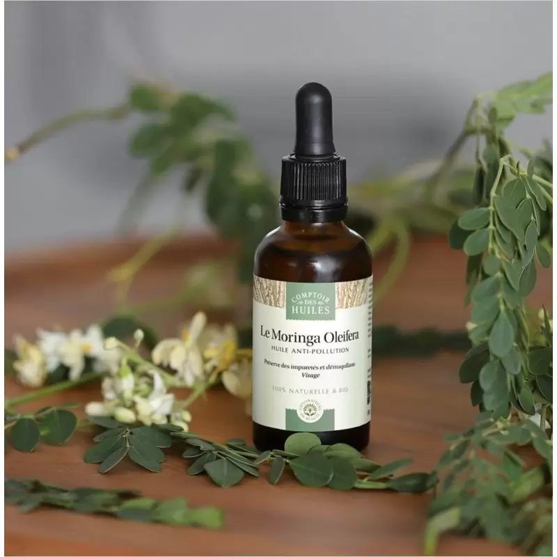 Huile de moringa bio anti-pollution | Comptoir des Huiles
