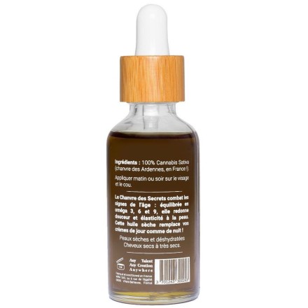 Huile de chanvre pure - 50ml - Mira