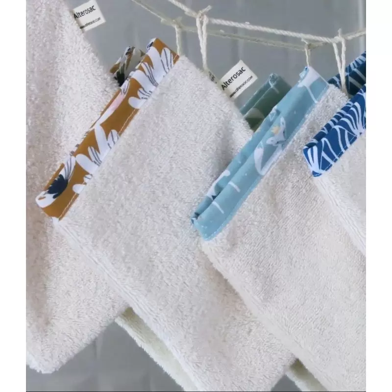 Gant de toilette en coton BIO - Alterosac