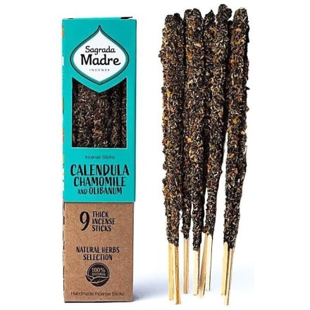 Encens argentin Camomille, Calendula & Oliban - Sagrada Madre