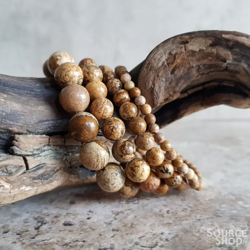 Bracelet Jaspe Paysage - Qualité A
