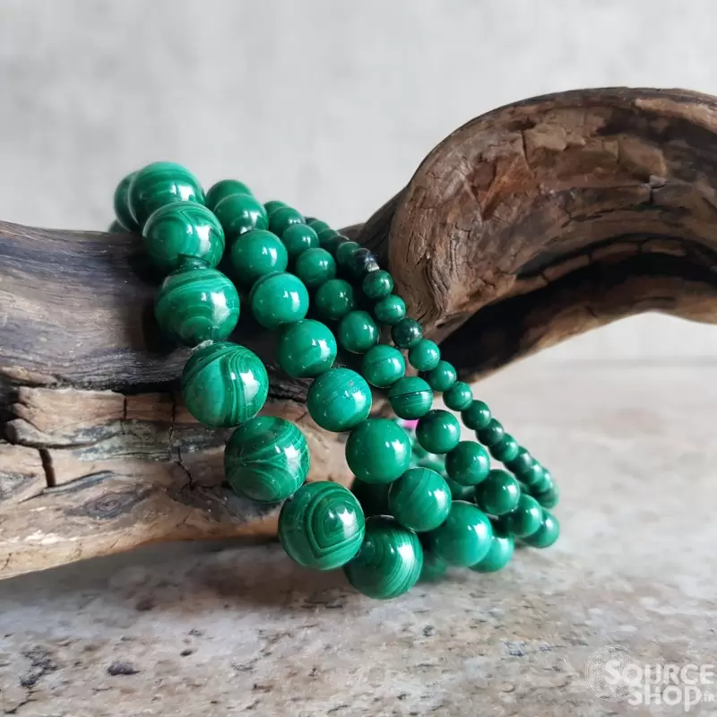 Bracelet Malachite - Qualité AA
