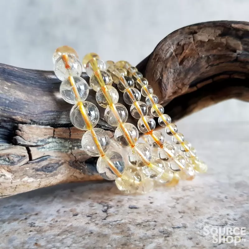 Bracelet citrine - Qualité A