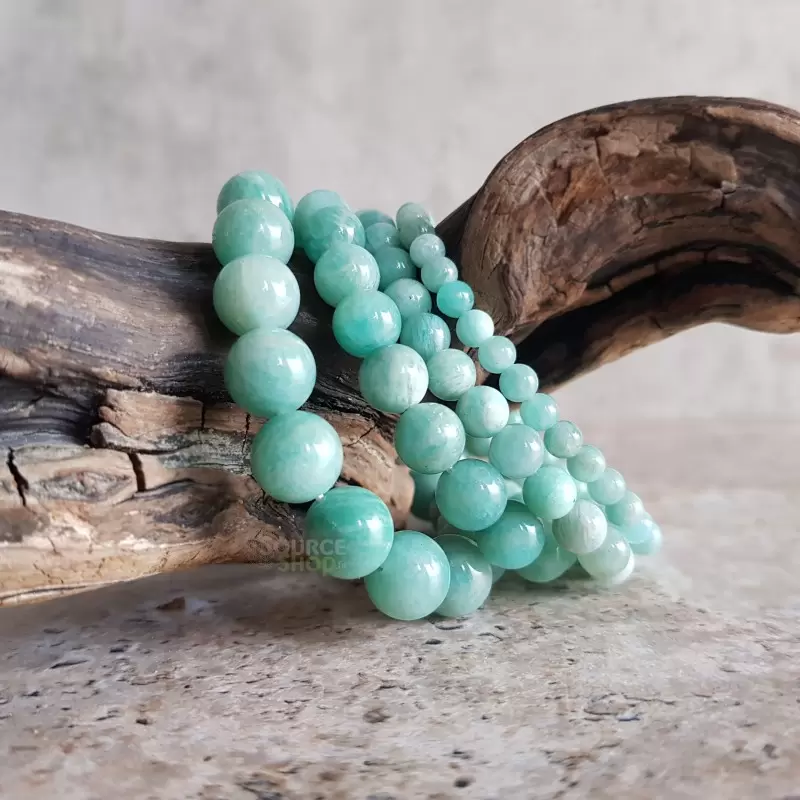 Bracelet Amazonite naturelle - Qualité AA