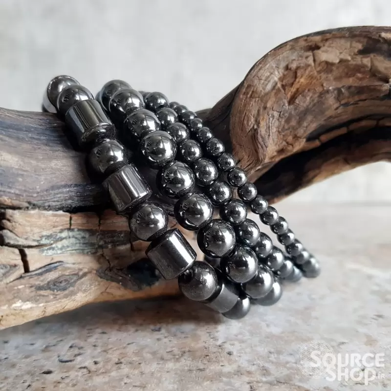 Bracelet Hématite - Qualité A