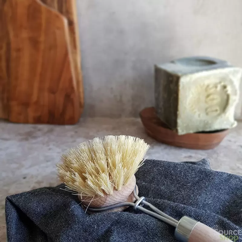 Brosse vaisselle en bois - tête interchangeable - La Droguerie Ecologique