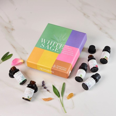 Coffret Sauge blanche - synergies d'huiles essentielles - Aromafume