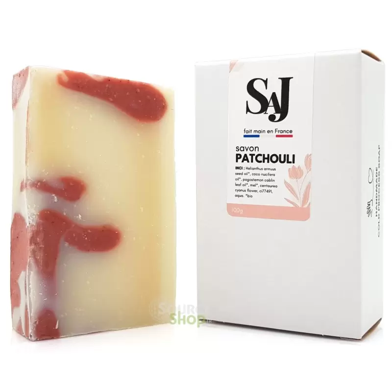 Savon BIO au patchouli - 110g - Savonnerie Artisanale du Jura