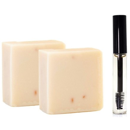 Kit savon au lait de riz + sérum cils au ricin