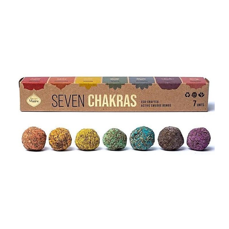 Boules d'encens 7 chakras - Smudge - Sagrada Madre