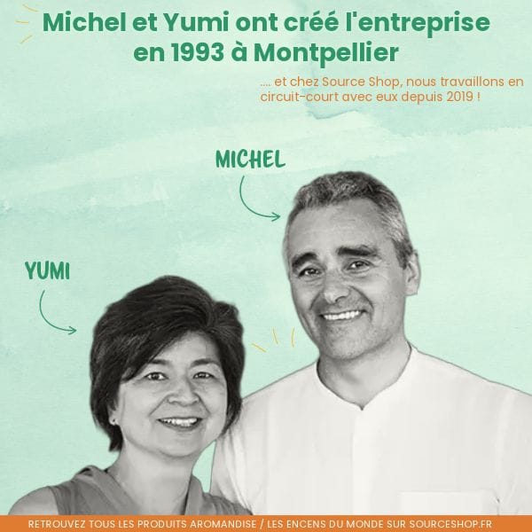 Michel et Yumi, fondateurs de Les Encens du Monde
