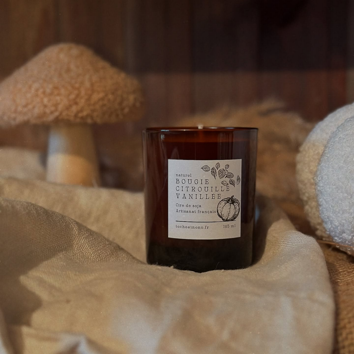Bougie parfumée artisanale Toche et Nono