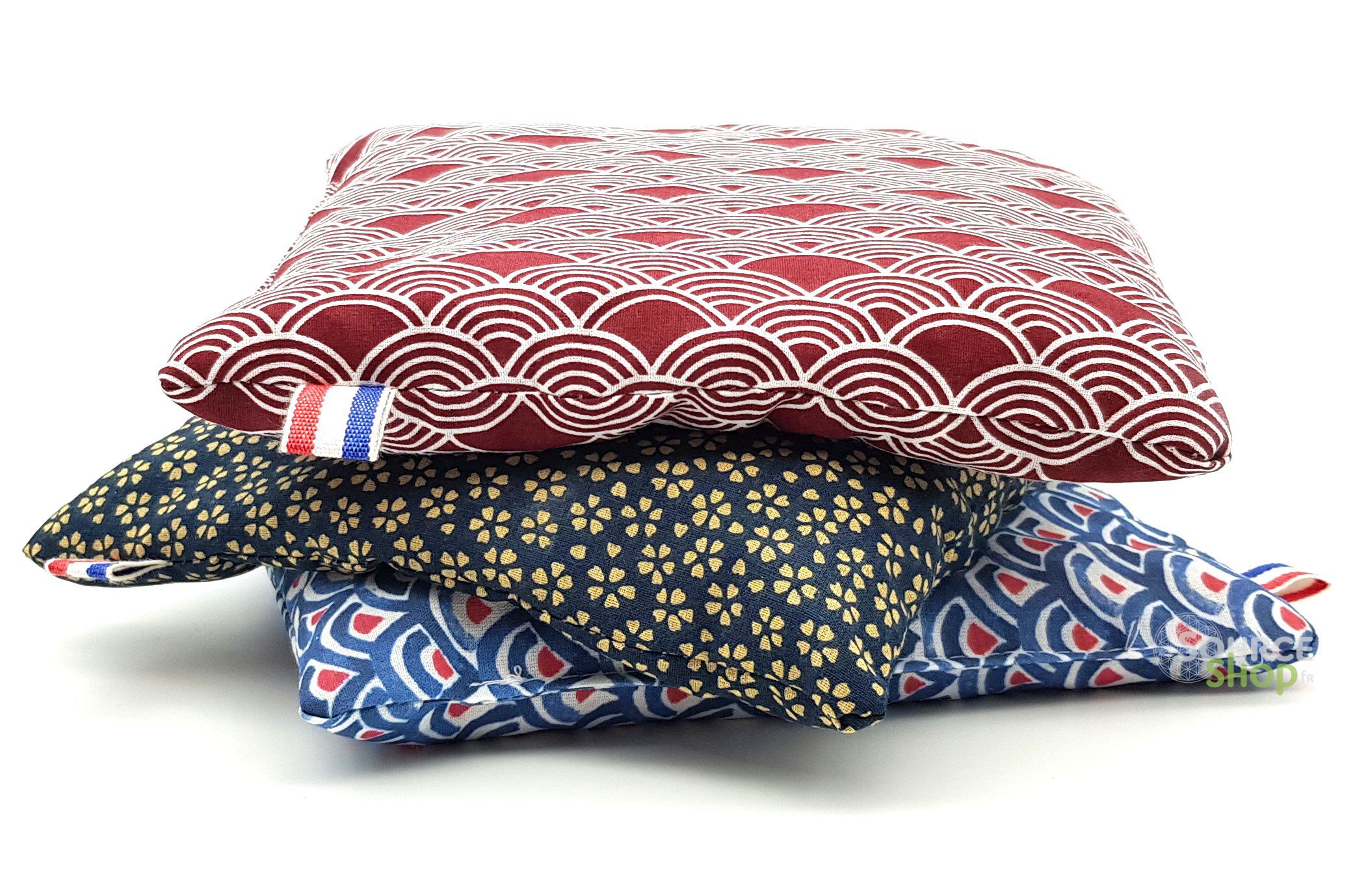 Bouillotte sèche en noyaux de cerises fabriquée à la main – Source Shop