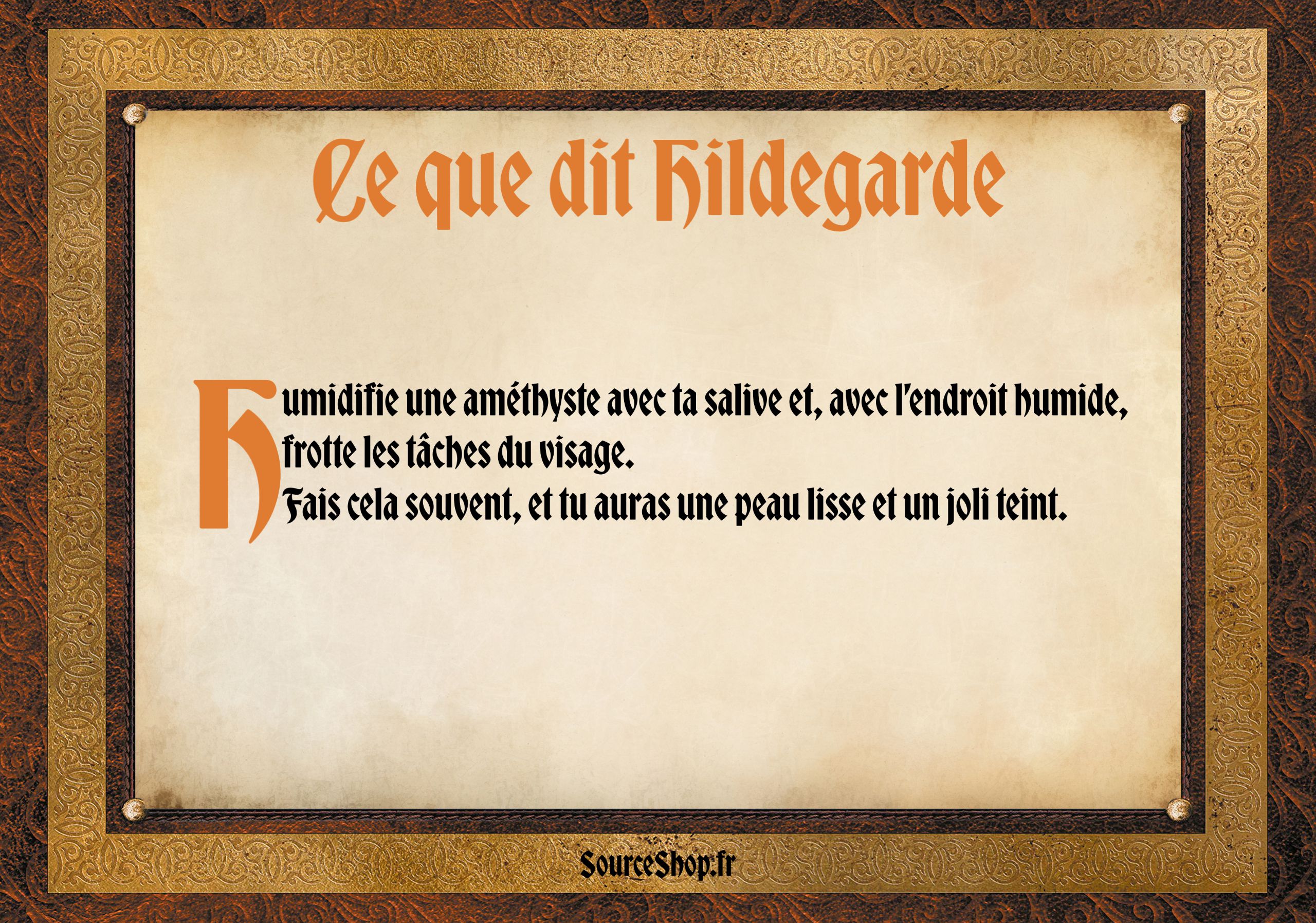 Ce que dit Hildegarde de Bingen de l'améthyste