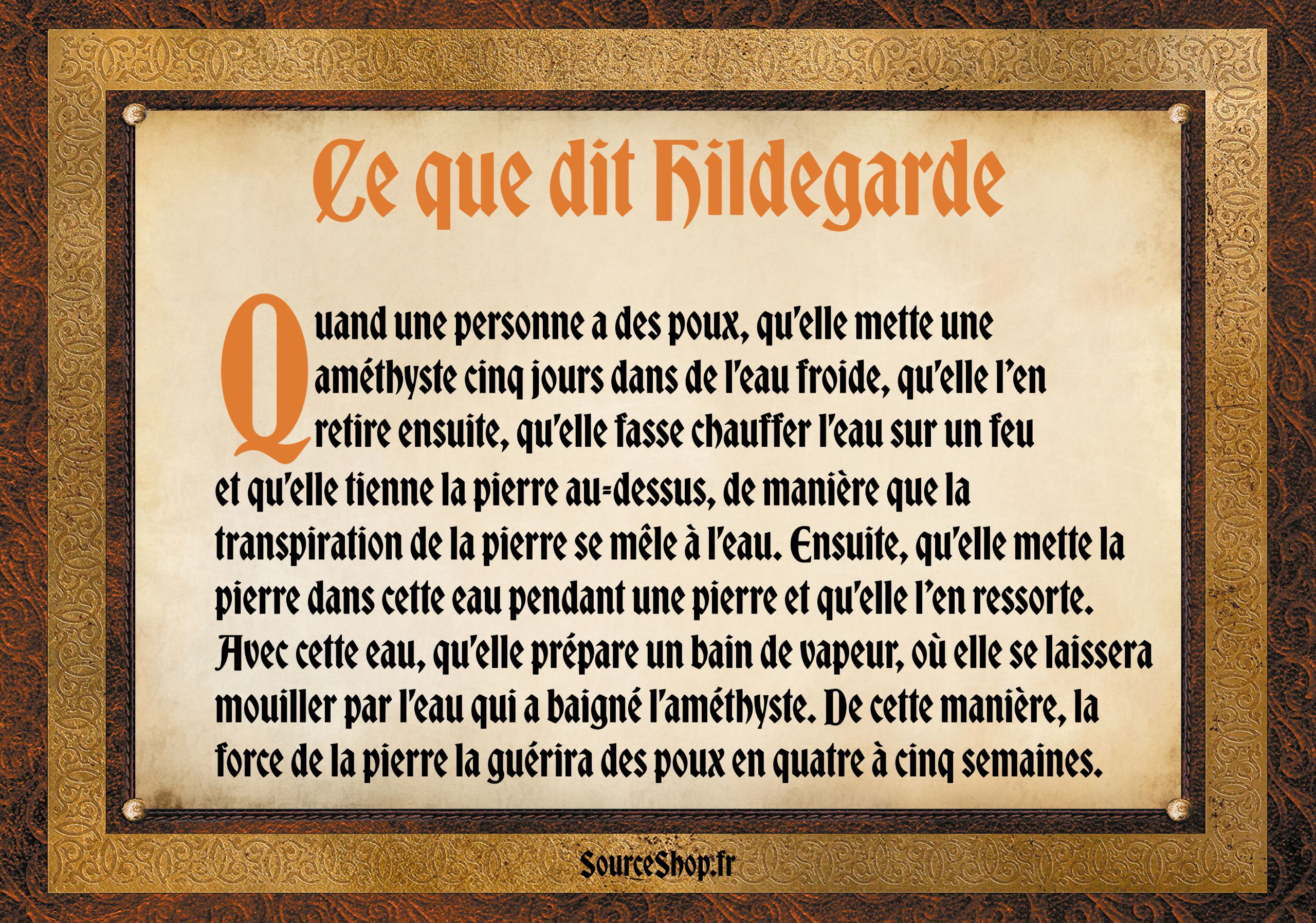 Ce que dit Hildegarde de la druse d’améthyste naturelle – pierre brute violette