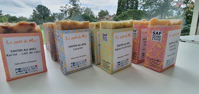 Les savons bio au miel de la savonnerie artisanale Le Goût du Miel