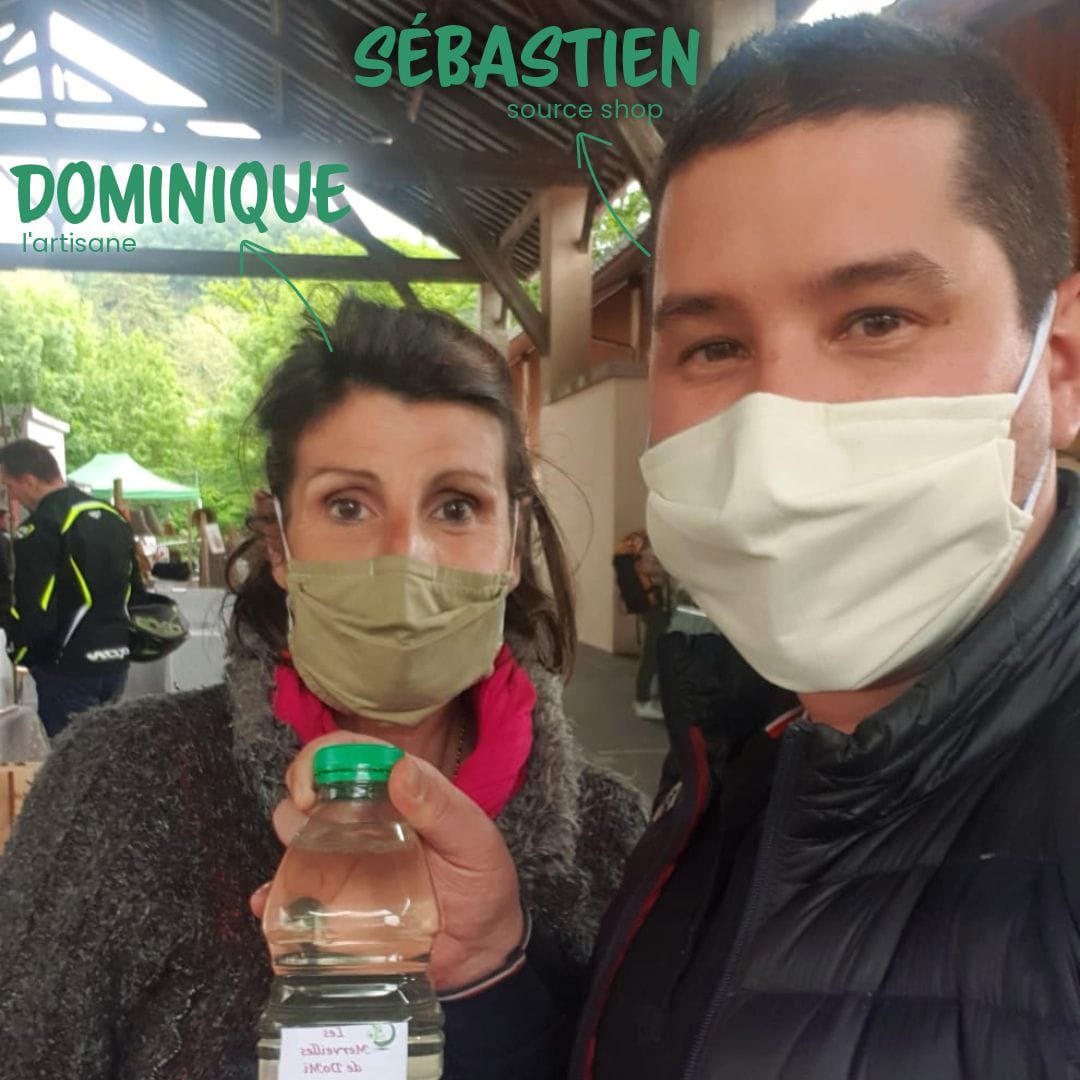 Circuit court entre Dominique (Les Merveilles de Domi) et Sébastien (Source Shop)