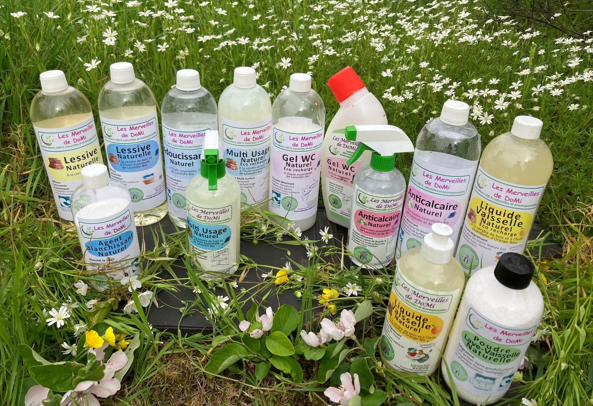 Produits ménagers bio à la cendre Les Merveilles de Domi