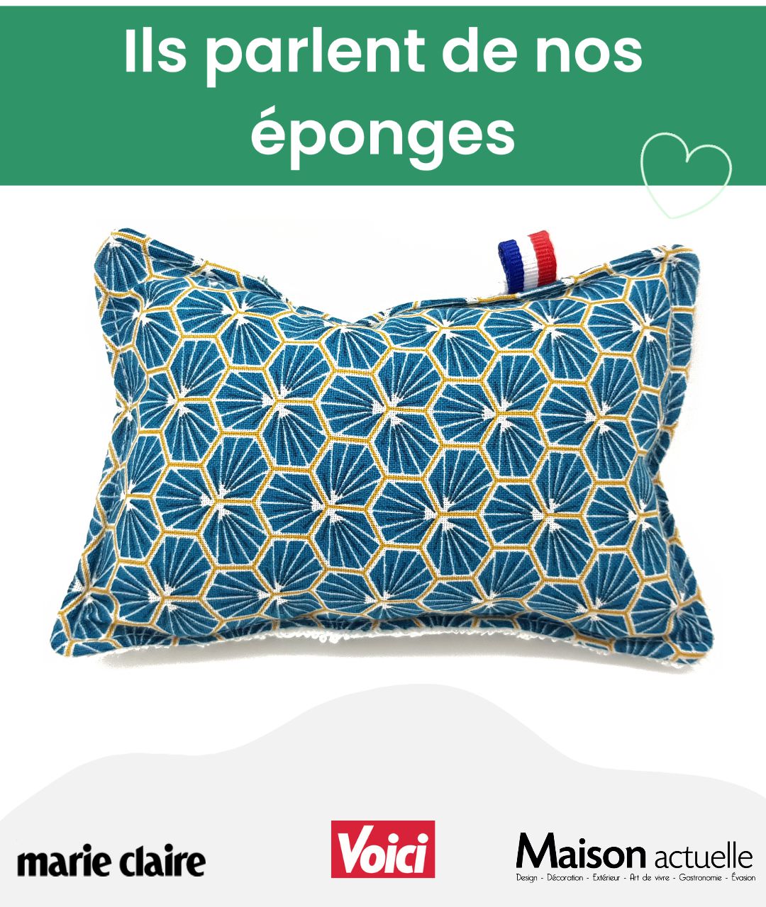 La presse parle des éponges lavables françaises de Source Shop