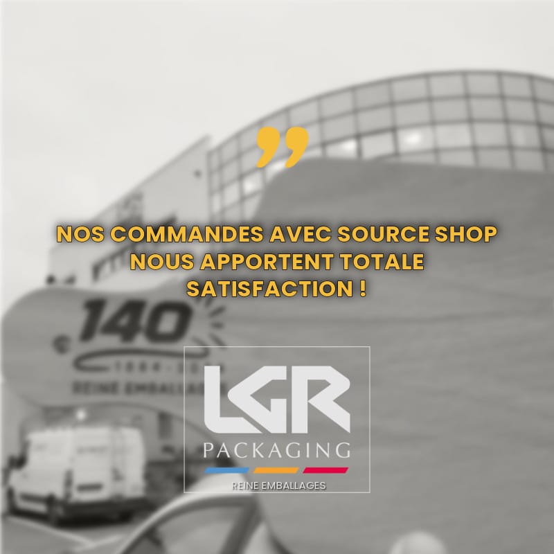 LGR packaging et Source Shop