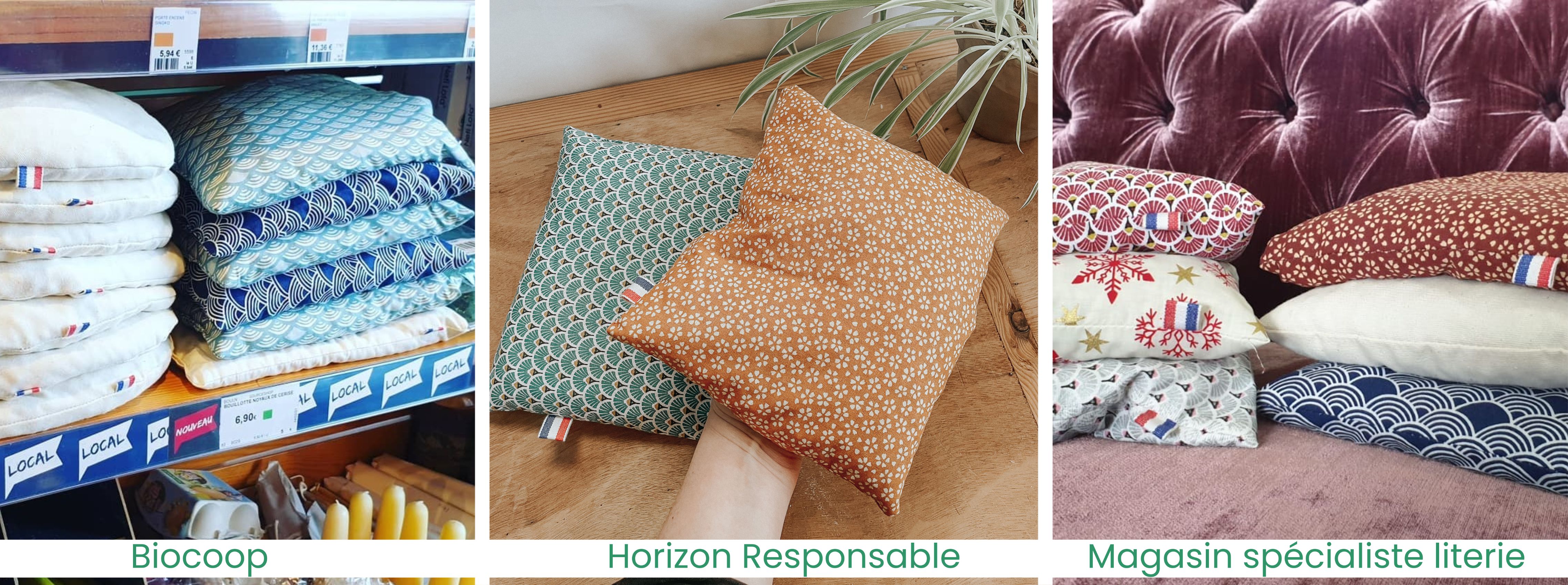 Revendeurs des bouillottes noyaux de cerises Source Shop