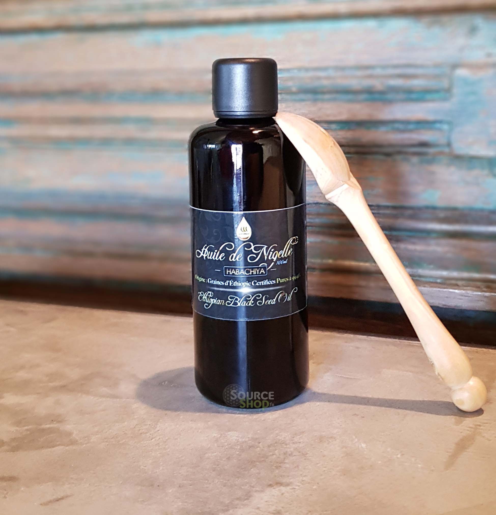 Huile de nigelle Habachia d’Éthiopie – qualité premium en flacon en verre