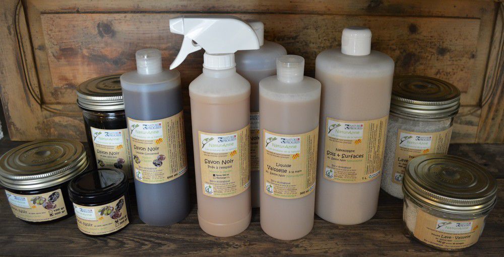 Savon noir bio fabriqué artisanalement en France