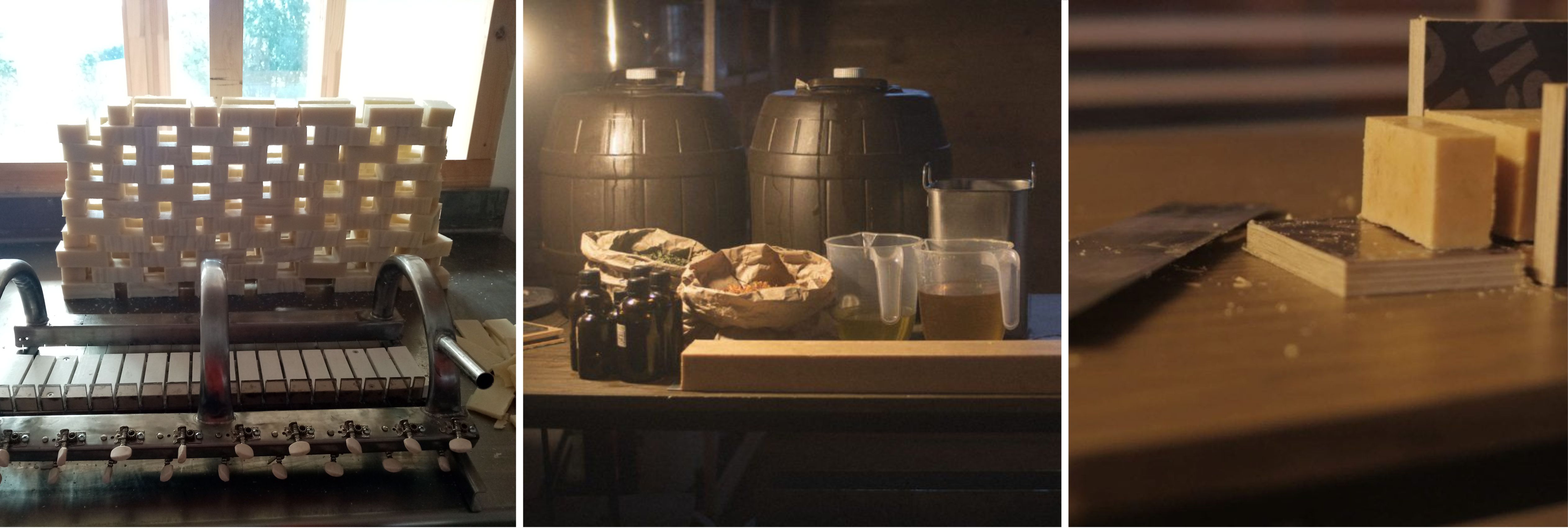 Fabrication artisanale des savons saponifiés à froid du Jura
