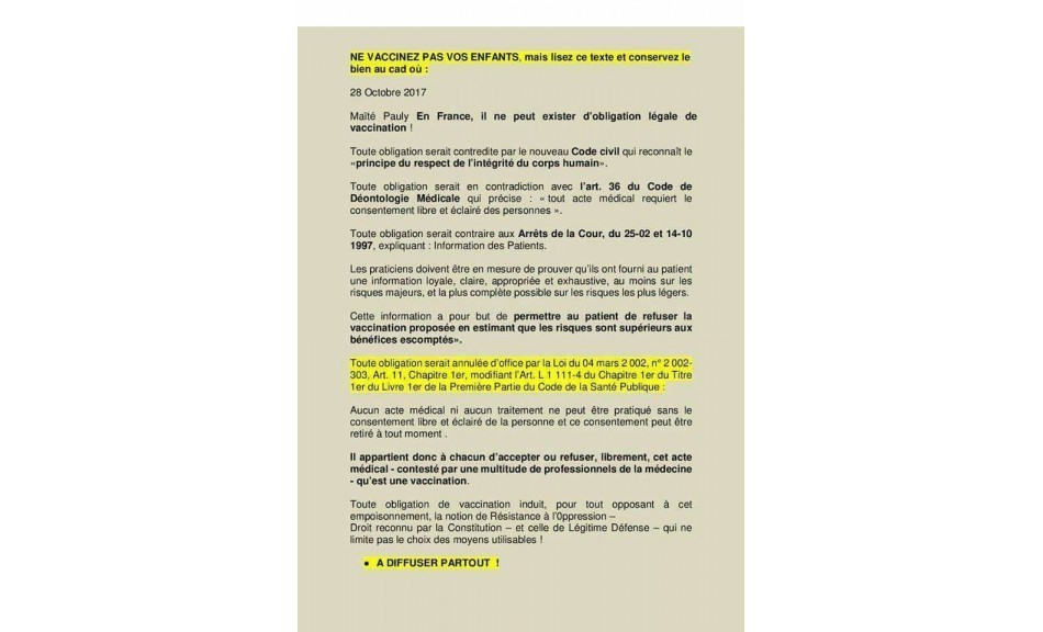 Info Vaccins