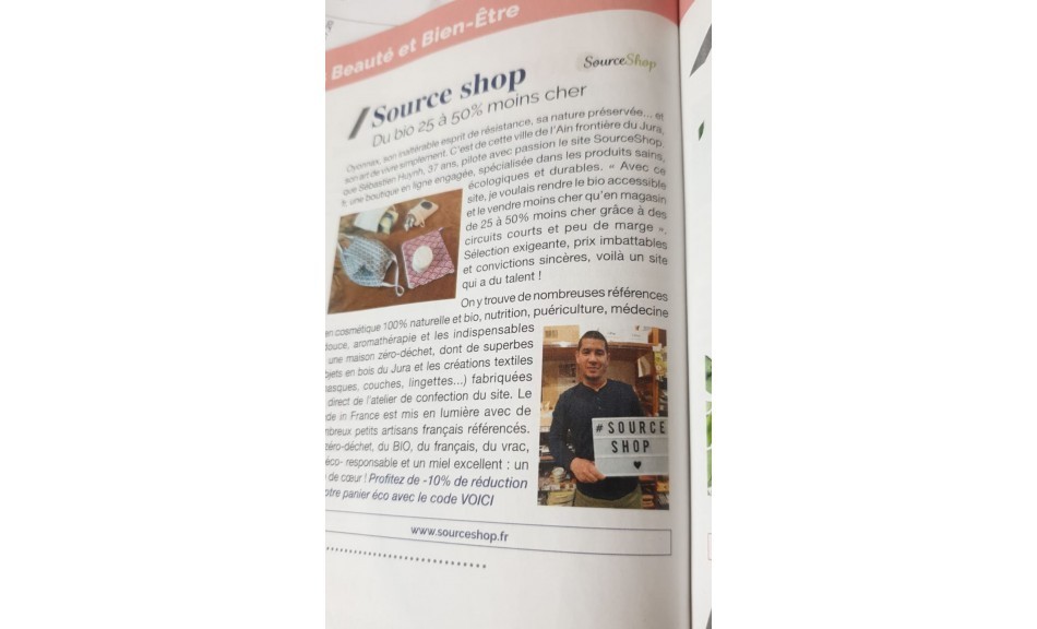 On est le coup de coeur du magazine Voici !